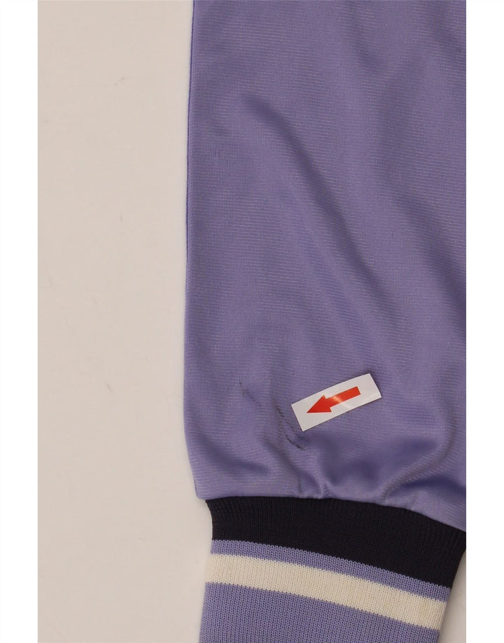 Jachetă de top pentru trening grafic Asics pentru femei UK 12 Poliester violet mediu