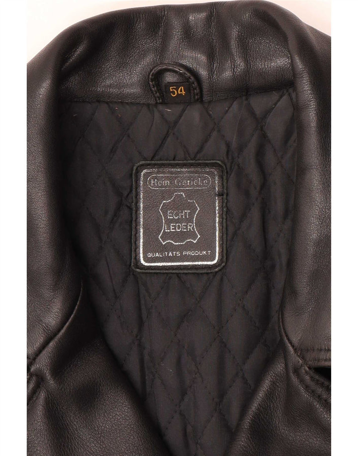 Gericke Hein Gericke Jachetă din piele pentru bărbați Mărimea 54 XL Negru