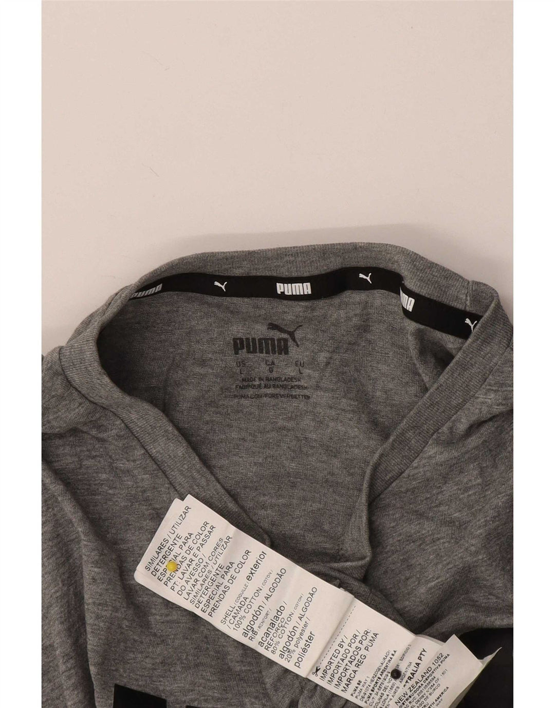 Tricou grafic Puma pentru bărbați Top mare bumbac gri