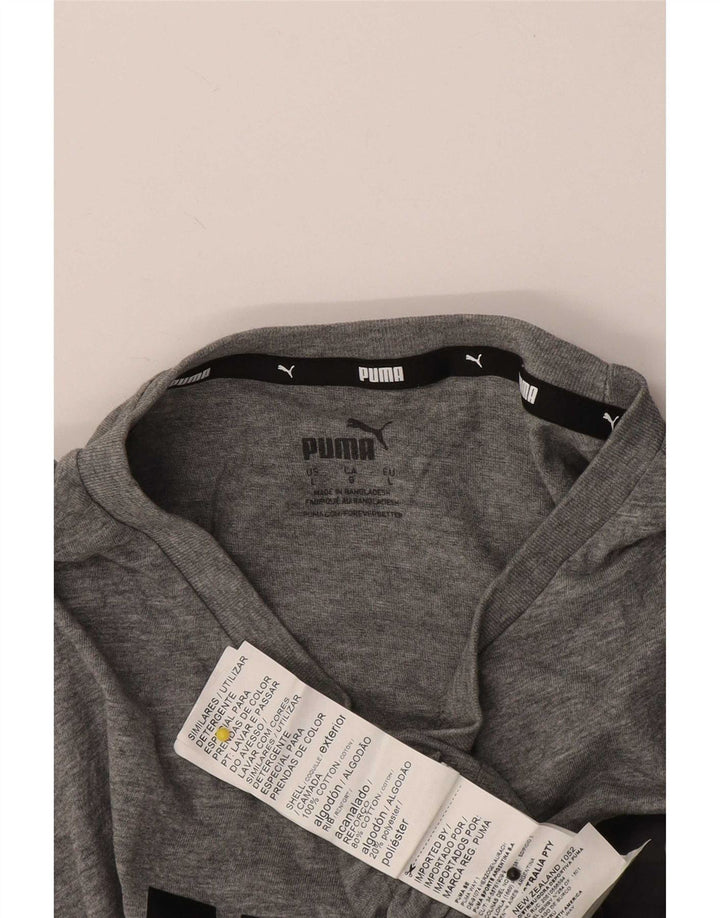 Tricou grafic Puma pentru bărbați Top mare bumbac gri