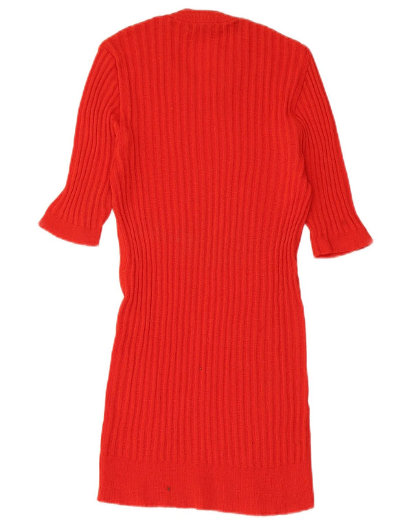 Bluză tricotată pentru femei VINTAGE Top UK 8 Small Red