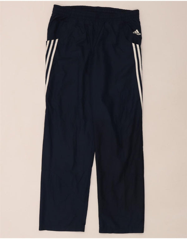 Pantaloni de trening Adidas pentru bărbați Marea Britanie 40/42 Poliester mediu albastru bleumarin