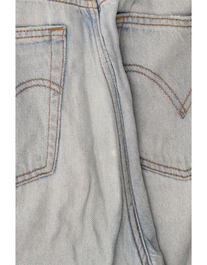 Blugi drepti pentru femei Levi's Ribcage W30 L29 Bumbac albastru