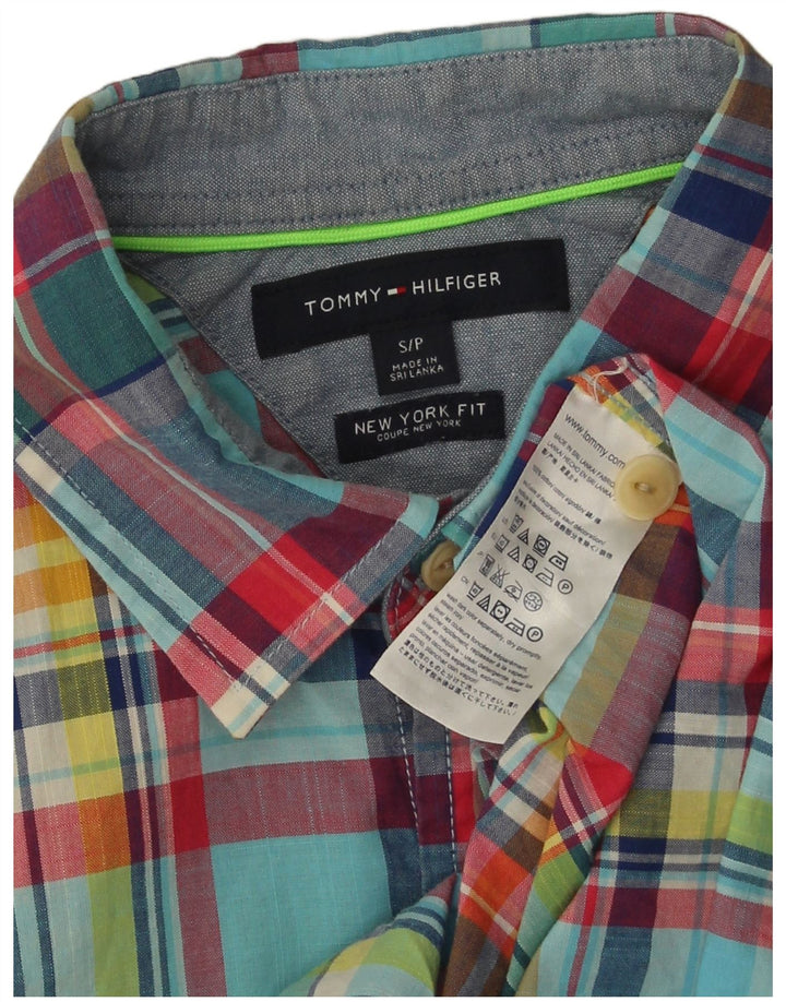 Cămașă pentru bărbați Tommy Hilfiger New York Fit, carouri mici, multicolore