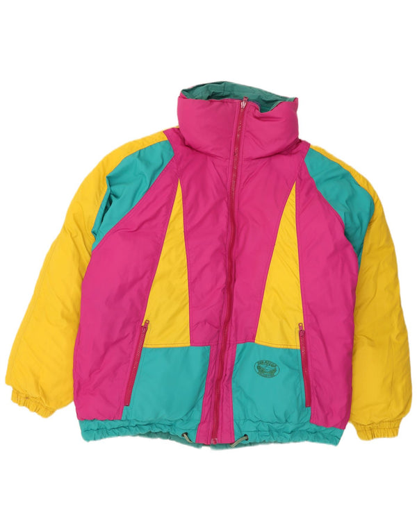 Jachetă căptușită reversibilă vintage pentru bărbați UK 42 XL, multicoloră