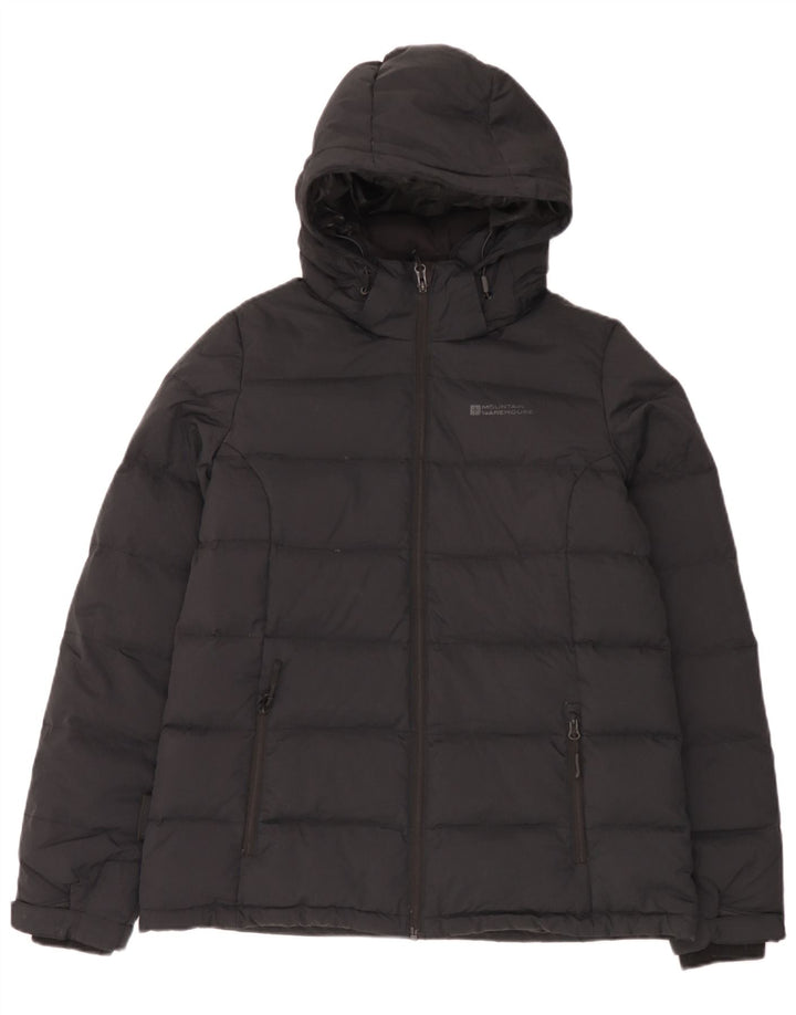Jachetă căptușită cu glugă pentru femei Mountain Warehouse UK 14, mare, negru, nailon