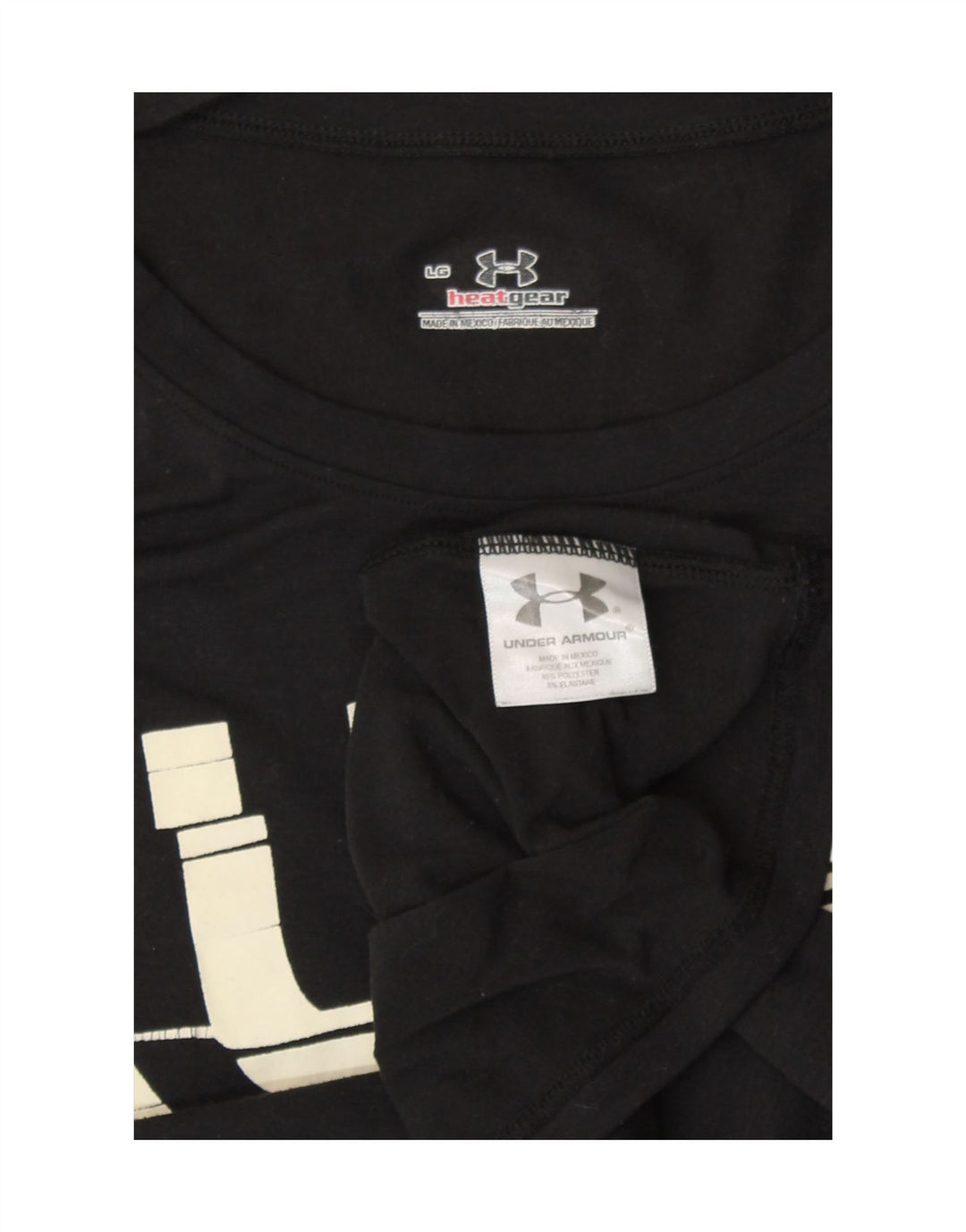 Tricou grafic Under Armour pentru femei Top UK 14 Poliester negru mare