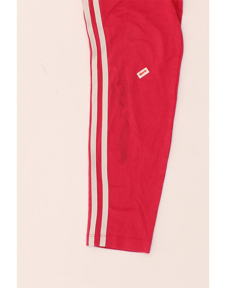 ADIDAS Womens Leggings UK 14 Medium Pink Cotton Vintage Adidas and Second-Hand Adidas from Messina Hembry 