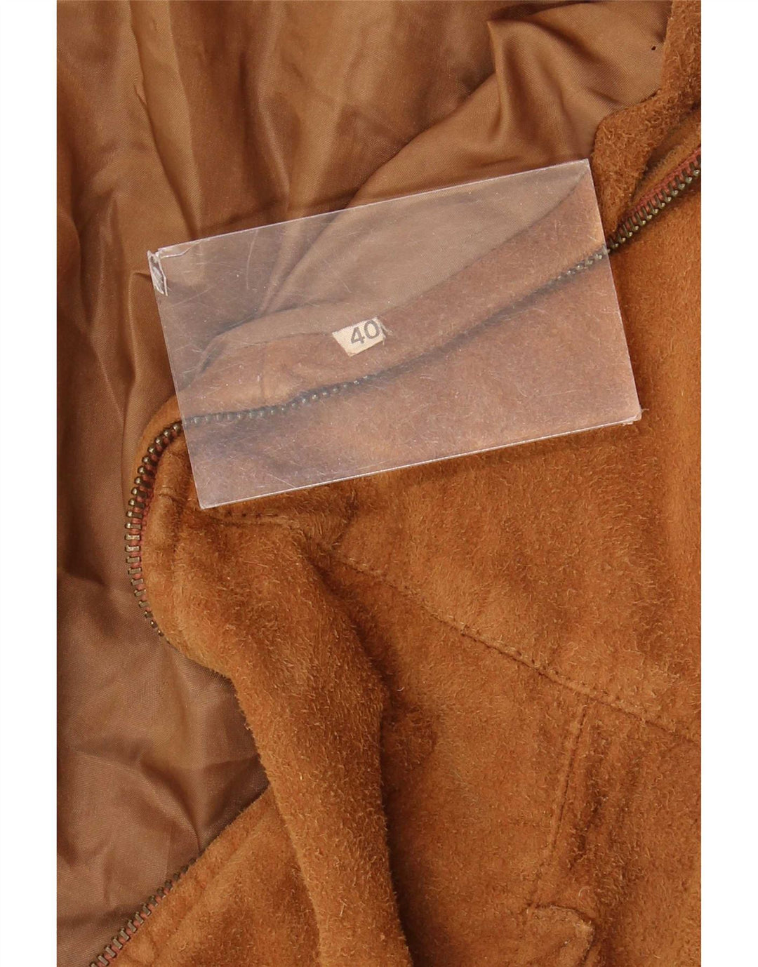 Jachetă Vintage Bomber din piele intoarsa pentru femei IT 40 Small Brown
