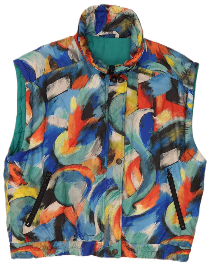 Gilet Brugi pentru femei cu model abstract, UK 18 XL, multicolor