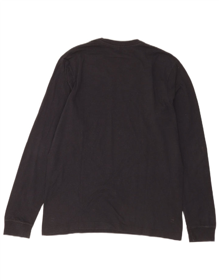 Top pentru bărbați Nike cu mânecă lungă, mic, negru