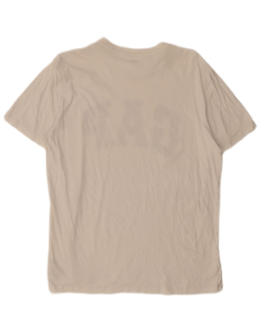 Tricou grafic pentru bărbați Gap Top Medium White Bumbac