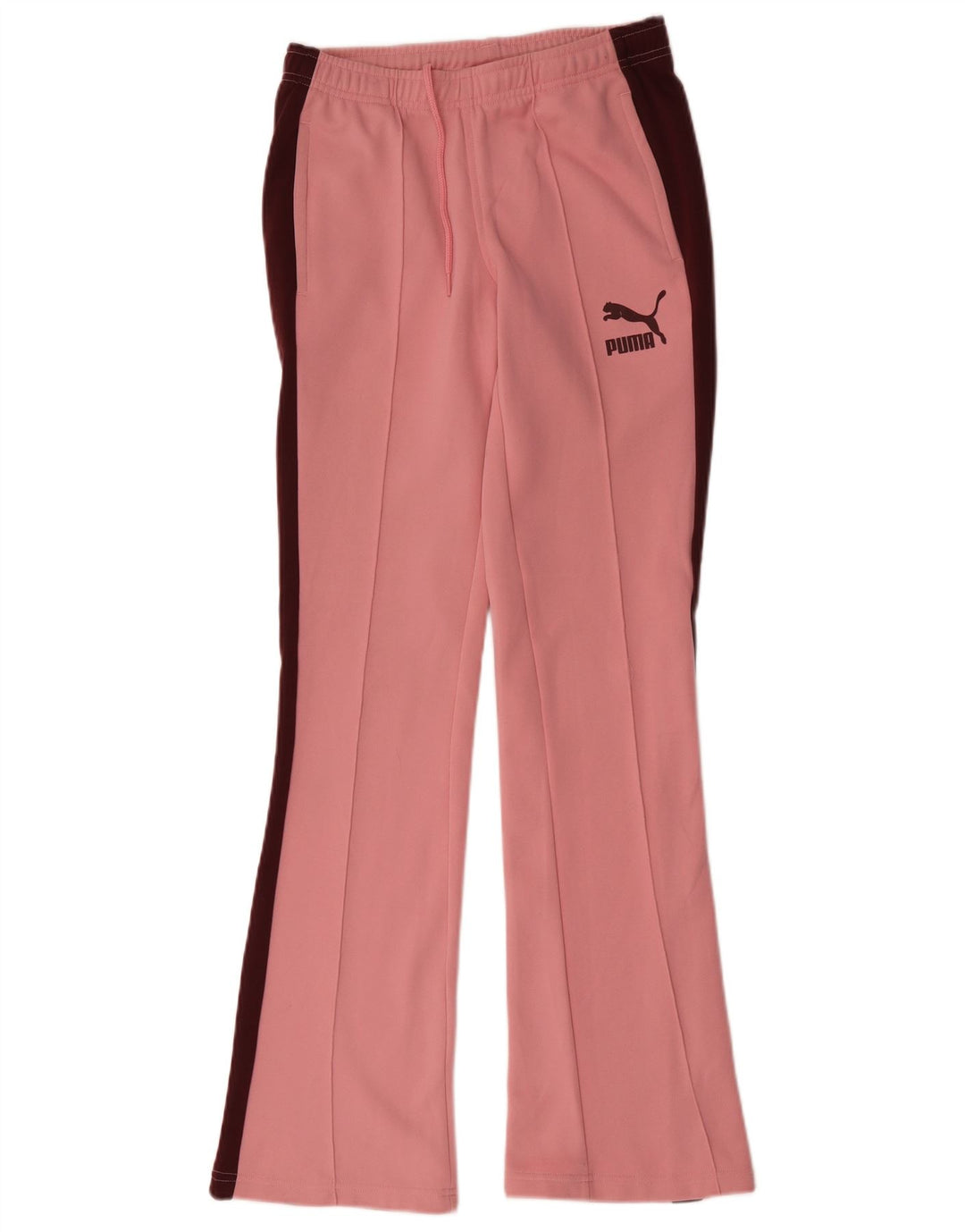 Pantaloni de trening Puma pentru femei UK 10 mic, roz, poliester color bloc