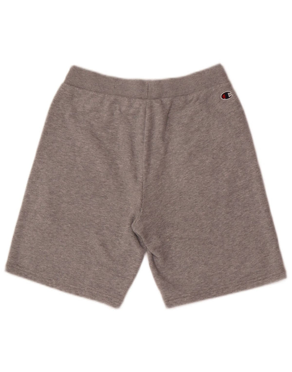 Pantaloni scurți sport grafic pentru băieți Champion 13-14 ani XL bumbac gri