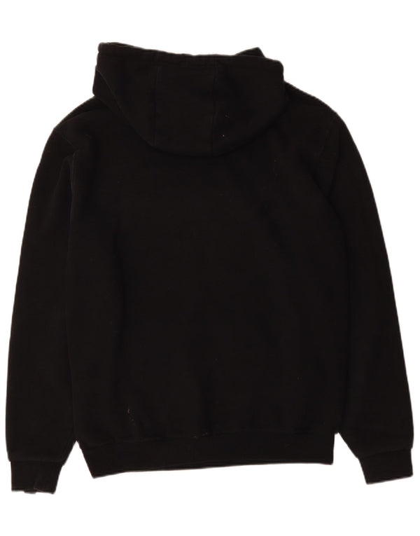 Pulover cu glugă cu grafic pentru femei Ellesse UK 12, bumbac mediu negru