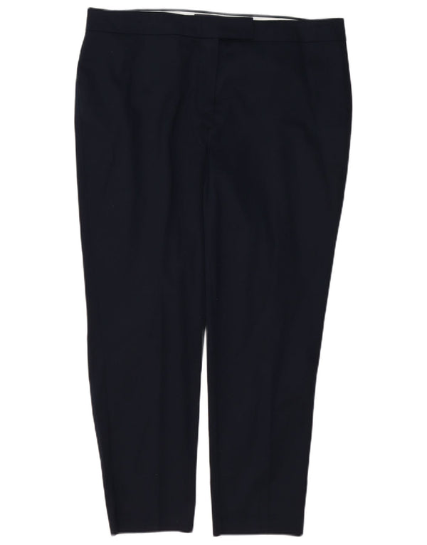 MARKS & SPENCER Pantaloni slim casual pentru femei UK 16 Large W36 L26 Bleumarin