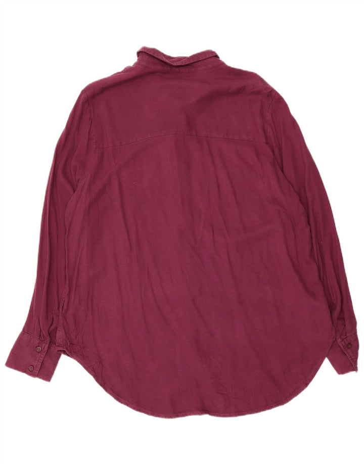 Bluză cămașă pentru femei Marks & Spencer UK 14 Viscoză mare violet