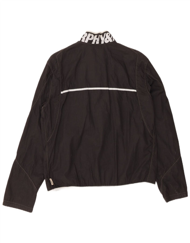 Murphy & Nye Jachetă Bomber pentru femei, UK 18 XL, bumbac negru