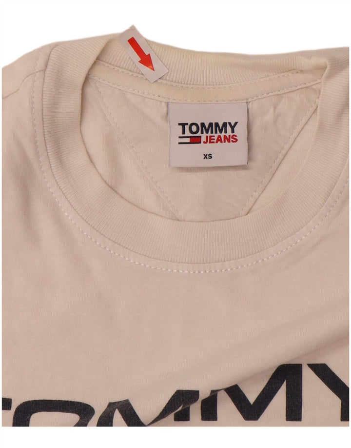 Tricou grafic pentru bărbați Tommy Hilfiger Top XS alb
