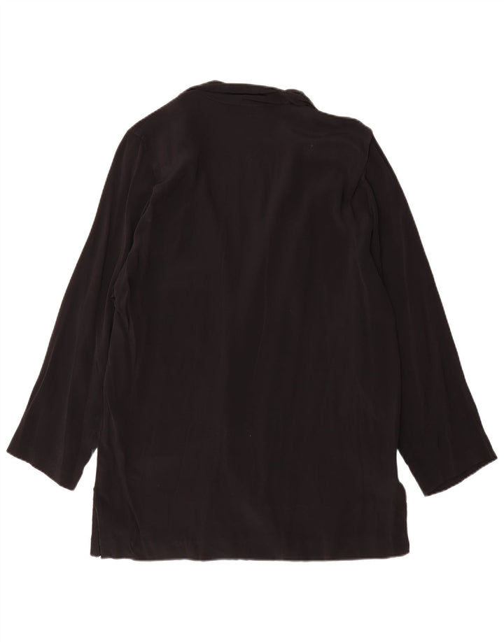 Donna Enrica Jachetă Blazer cu 2 nasturi pentru femei UK 16 Large Black