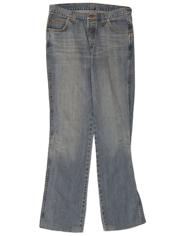 Blugi drepti Wrangler Evolution pentru femei W33 L33 Bumbac albastru