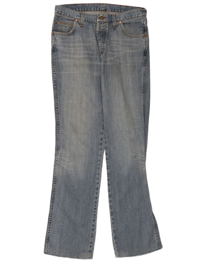 Blugi drepti Wrangler Evolution pentru femei W33 L33 Bumbac albastru