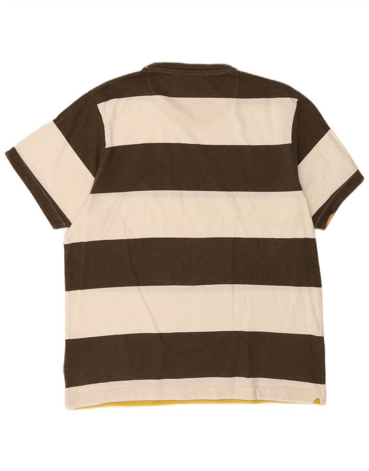 Tricou O'Neal pentru bărbați Top mare din bumbac cu dungi albe