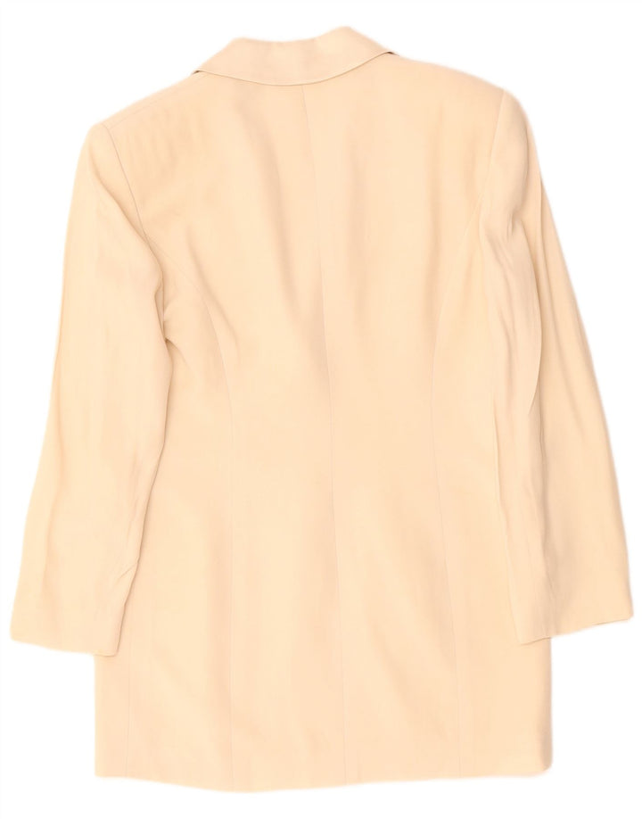 LUISA SPAGNOLI Jachetă pentru femei cu 3 nasturi IT 42 Medium Bej Acetat