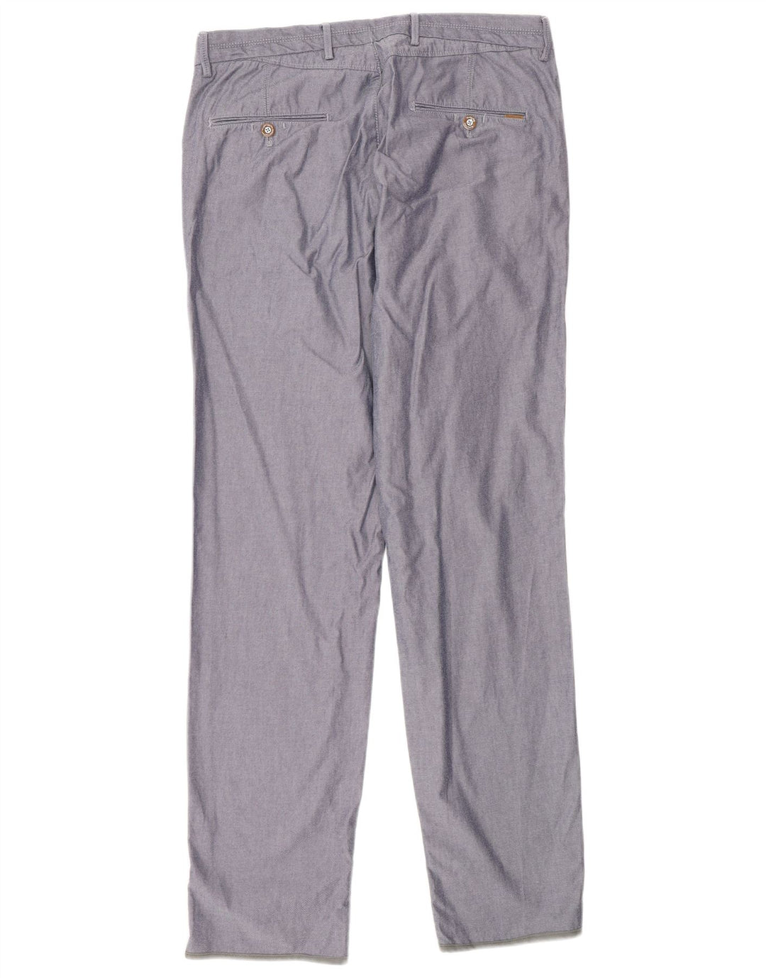 Massimo Dutti Pantaloni Chino Drepți Bărbați EU 40 Mediu L31 L32 Gri