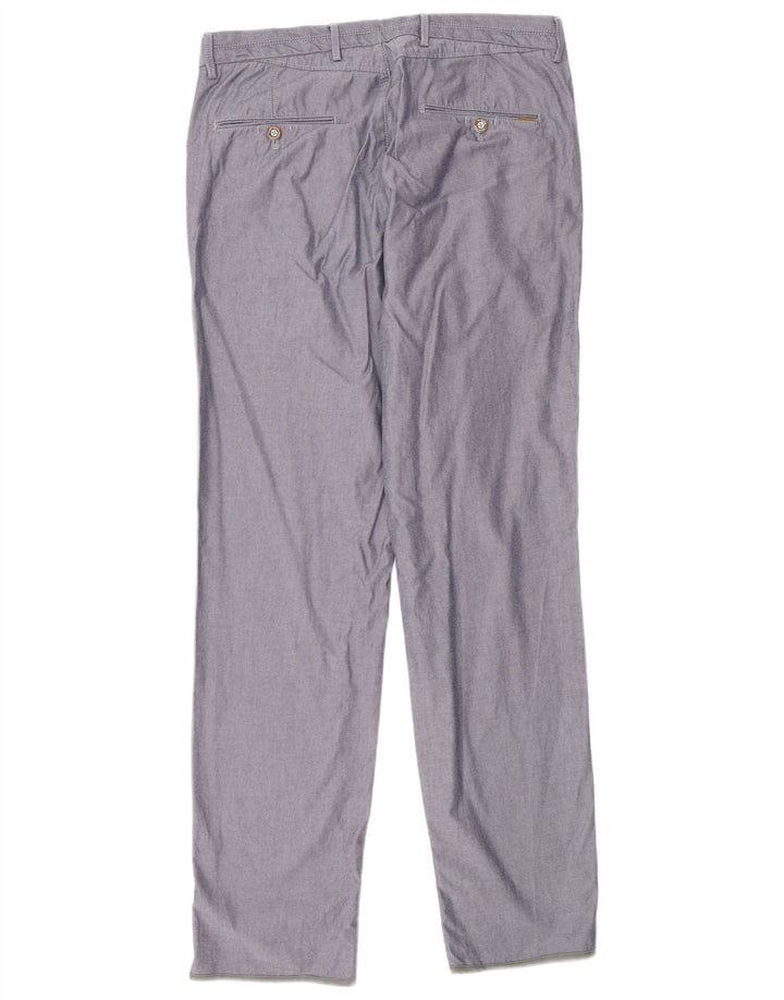 Massimo Dutti Pantaloni Chino Drepți Bărbați EU 40 Mediu L31 L32 Gri