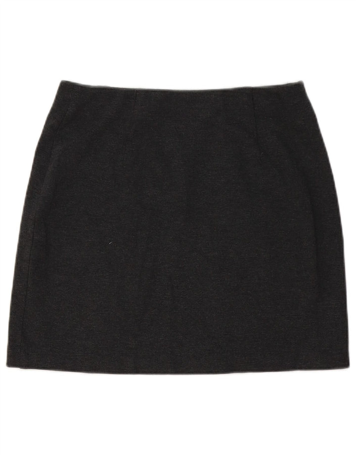 Fusta mini pentru femei Marks & Spencer UK 10 Small W30 Grey Viscose