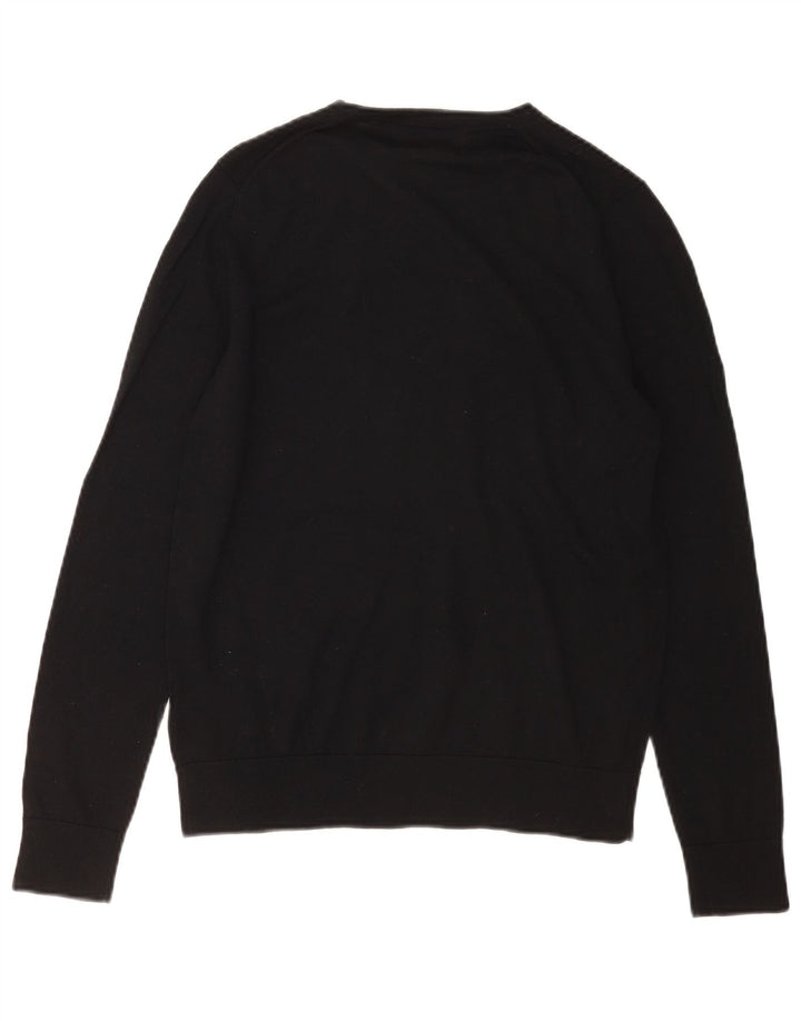 Pulover pentru femei Marks & Spencer cu decolteu triplu UK 12 Medium Negru