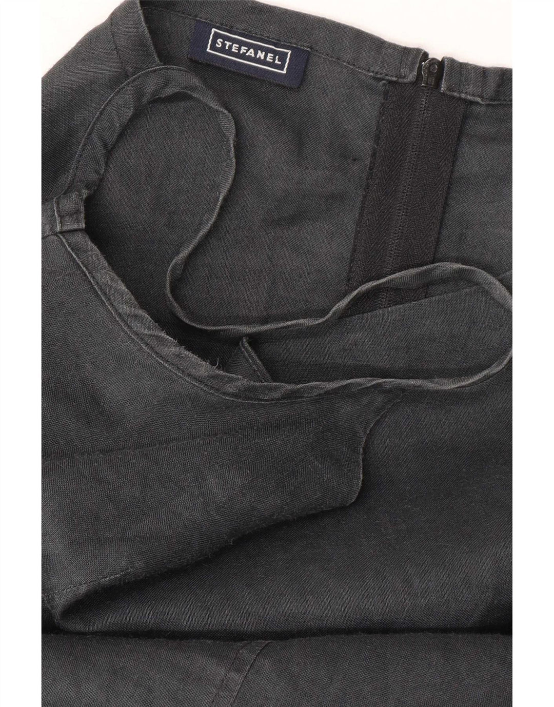 Stefanel Womens Slip Dress IT 42 Medium Grey