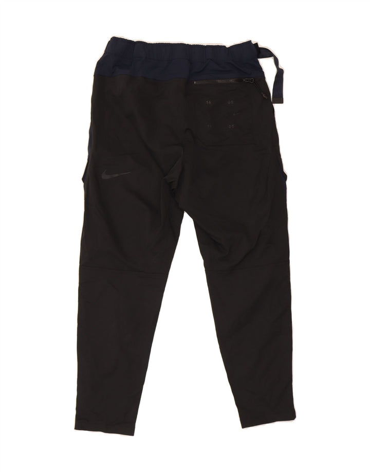 Pantaloni cargo conici NIKE pentru bărbați, medii W32 L27, negru, bloc de culoare