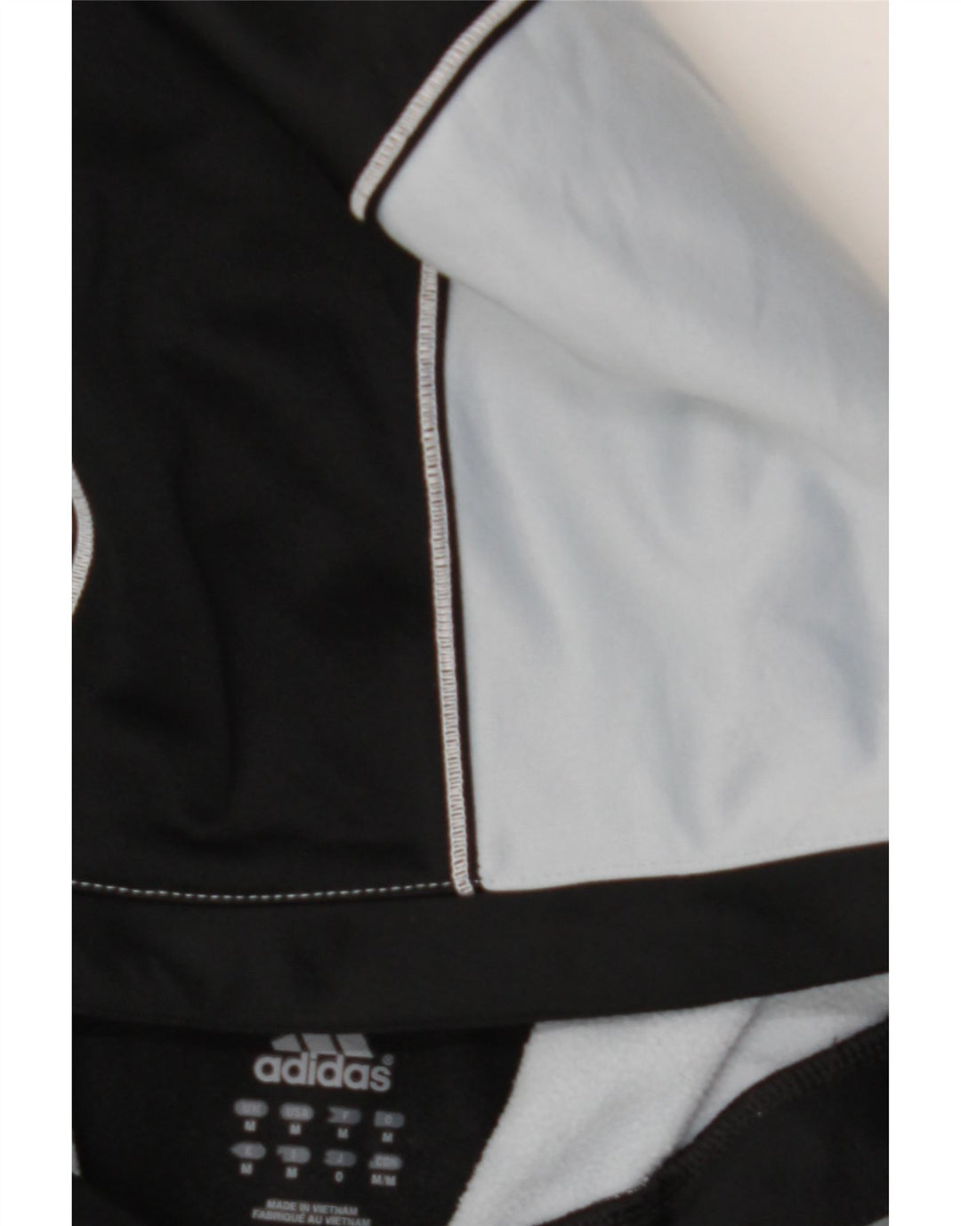 ADIDAS Mens Climawarm Hoodie Jumper Medium Black Colourblock Polyester Vintage Adidas and Second-Hand Adidas from Messina Hembry 