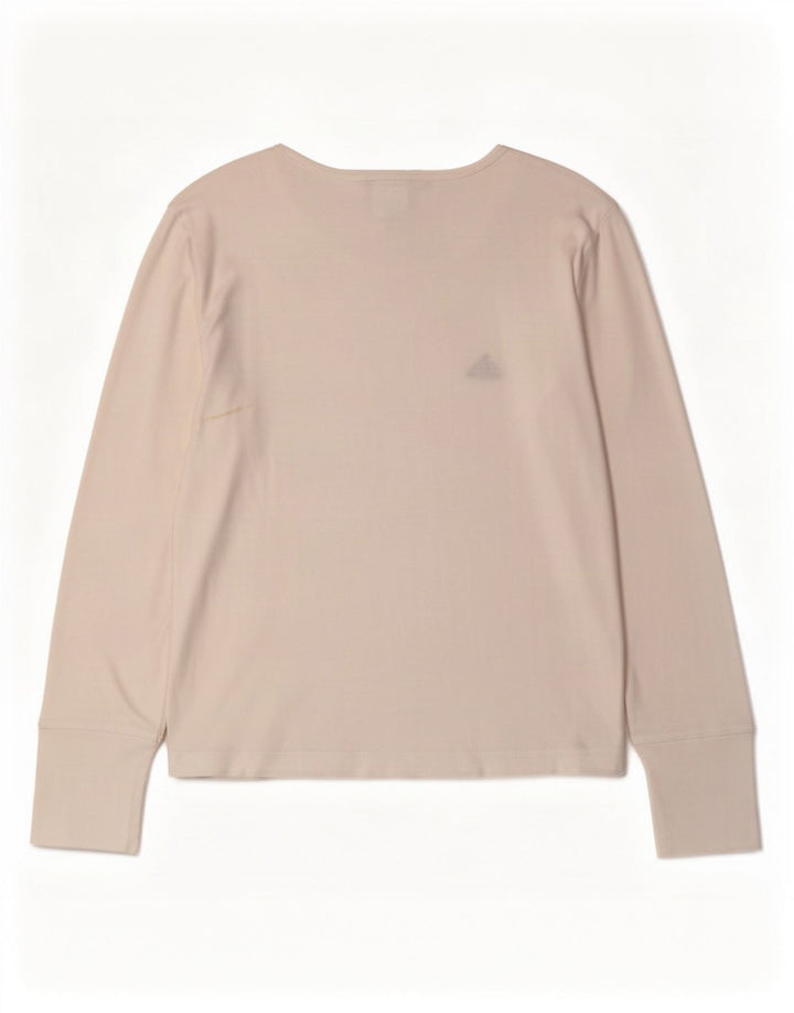 Adidas pentru femei Top cu mânecă lungă UK 14 Medium White