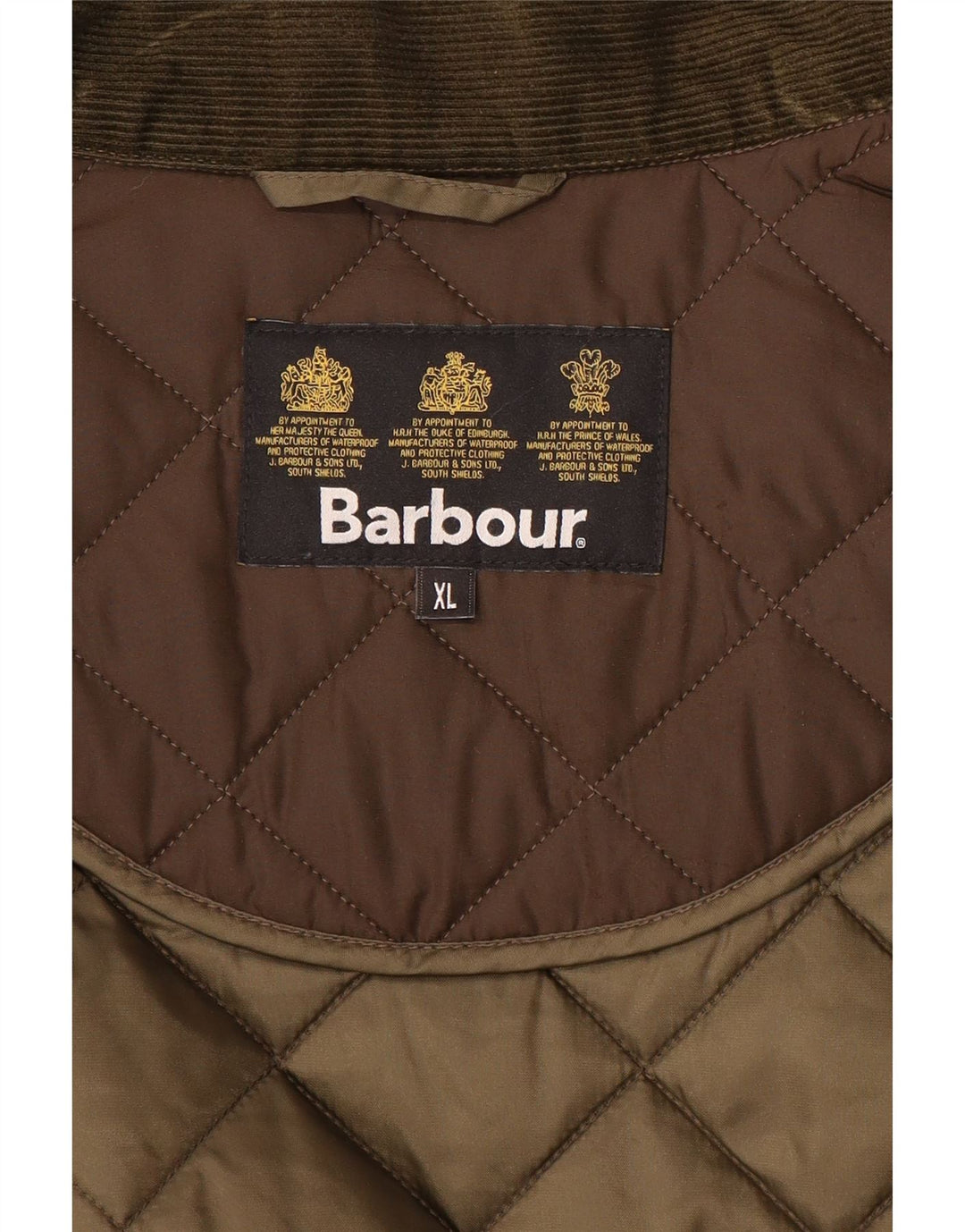 BARBOUR Jachetă matlasată pentru bărbați UK 42 XL Maro Poliester