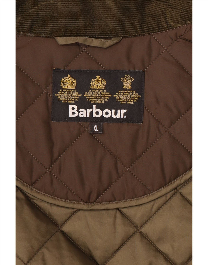 BARBOUR Jachetă matlasată pentru bărbați UK 42 XL Maro Poliester