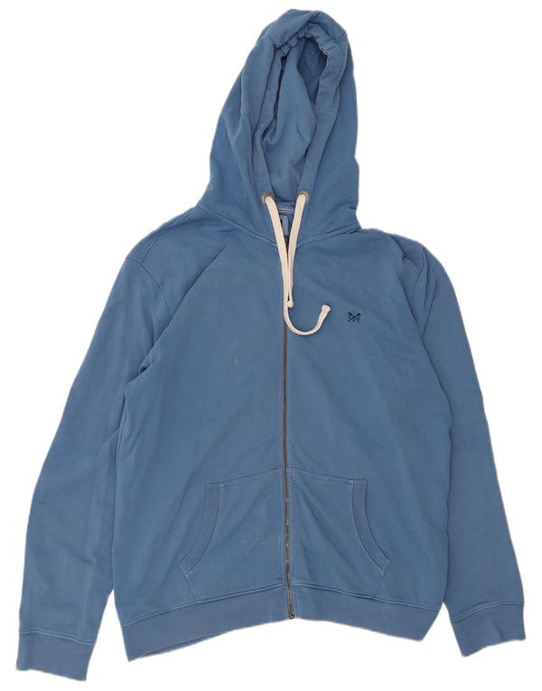 Crew Clothing Hanorac cu fermoar pentru bărbați Pulover XL Bumbac albastru