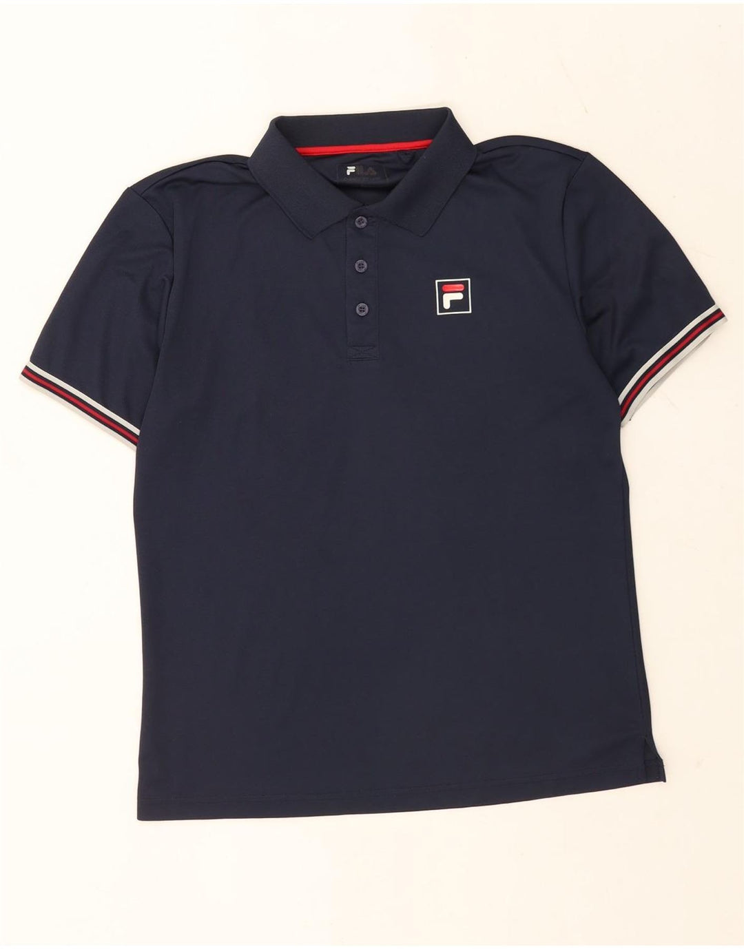 Tricou polo Fila pentru bărbați, mare, bleumarin, cu dungi