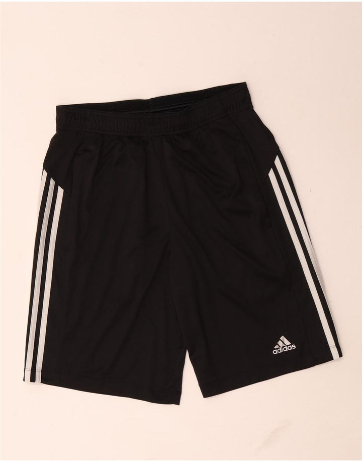 Pantaloni scurți sport pentru bărbați Adidas Climalite, poliester mediu negru