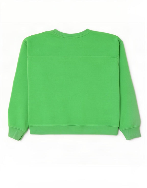 Pulover pentru femei Zara UK 16, mare, verde, bumbac