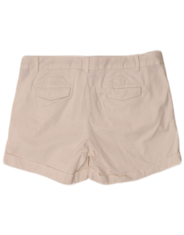Pantaloni scurti chino pentru femei Banana Republic US 10 Large W33 Bumbac alb