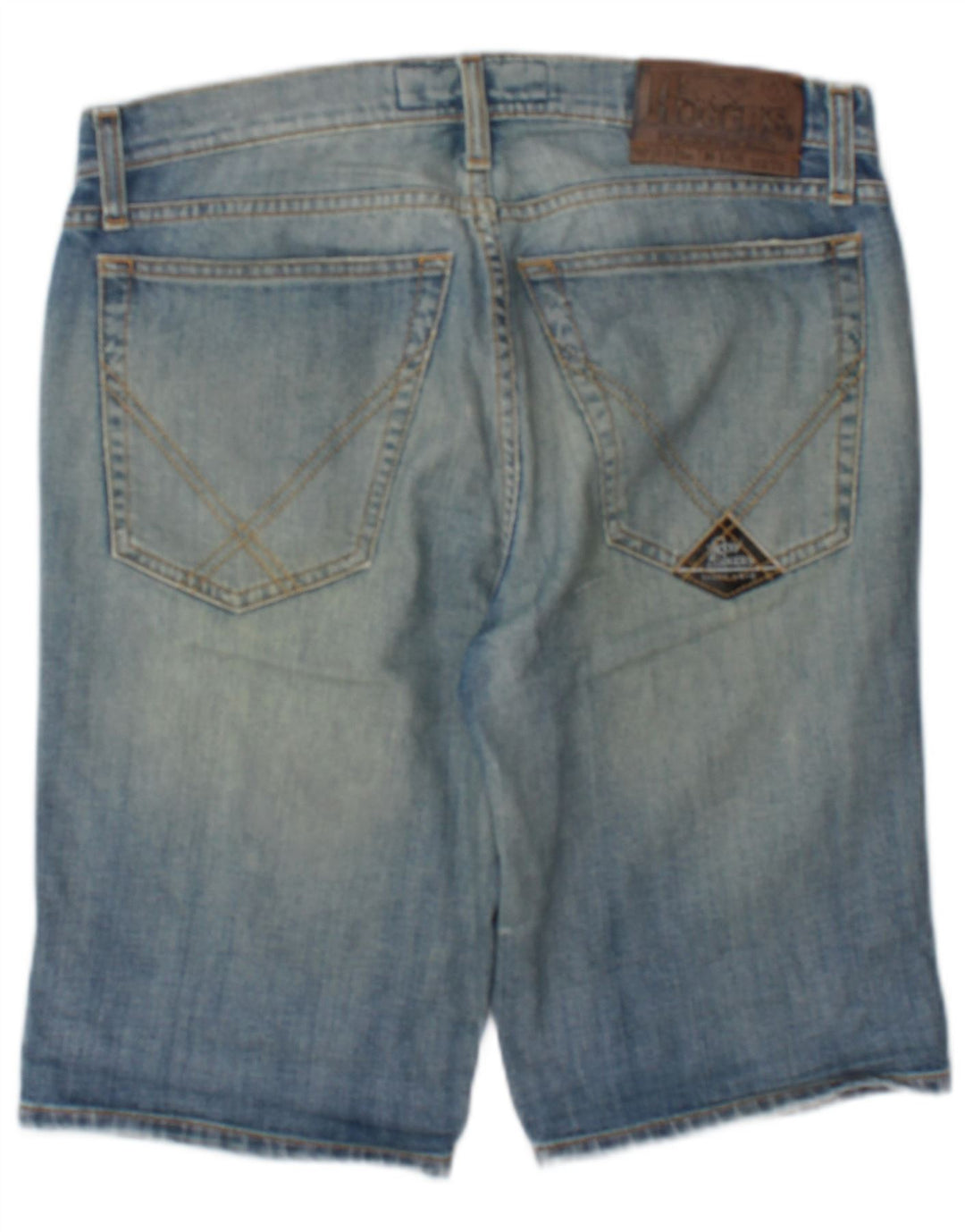Pantaloni scurți din denim pentru bărbați Roy Rogers W33, bumbac albastru mediu