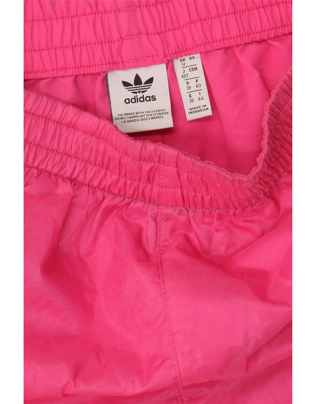 Pantaloni scurți sport Adidas pentru femei UK 12 Medium Pink Poliester