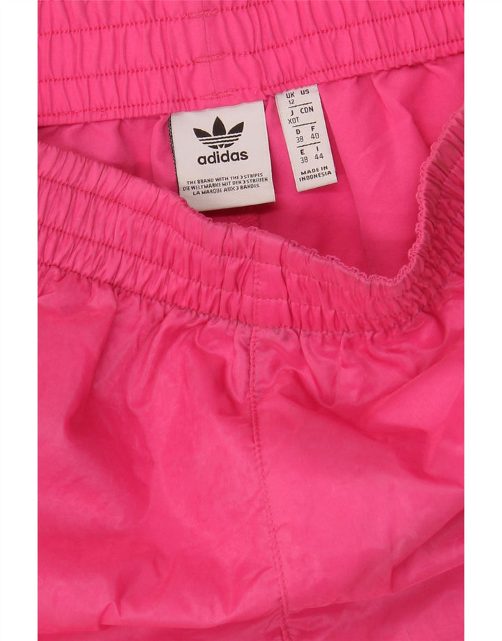 Pantaloni scurți sport Adidas pentru femei UK 12 Medium Pink Poliester