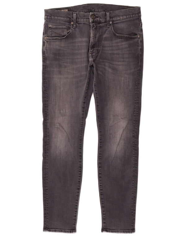Blugi skinny G-Star Revend pentru bărbați W32 L29 bumbac gri