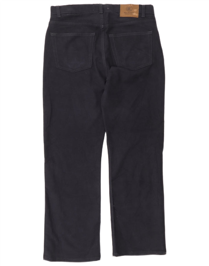 Pantaloni casual pentru bărbați Marks & Spencer Blue Harbour W32 L29 bleumarin