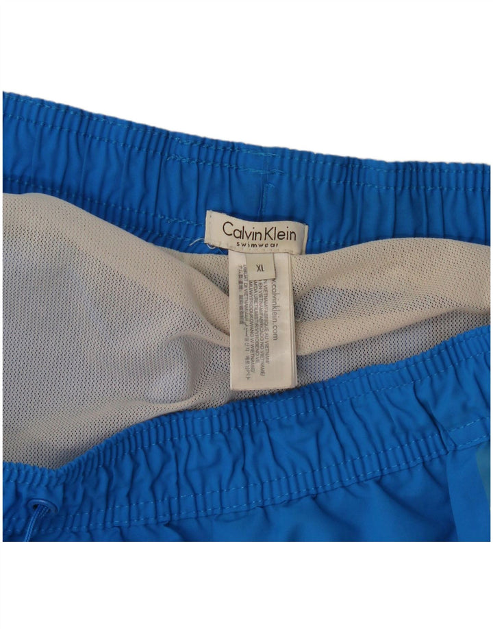 Pantaloni scurți de înot Calvin Klein pentru bărbați, XL, albastru, poliester