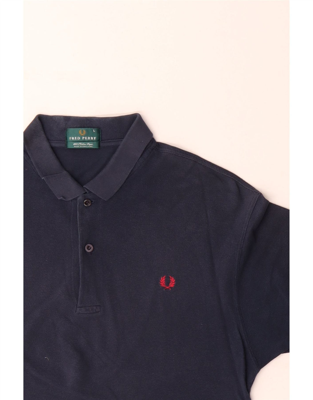Cămașă polo Fred Perry pentru bărbați, mare, albastru bleumarin, bumbac